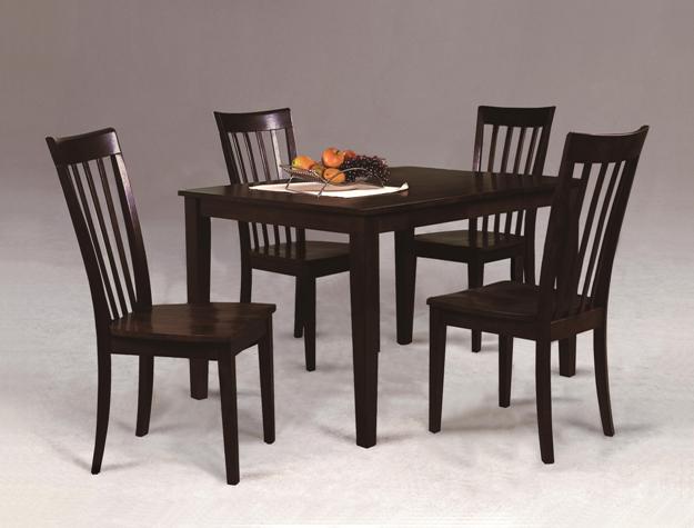 Crown Mark Brody Espresso 5pc Dining Table Set