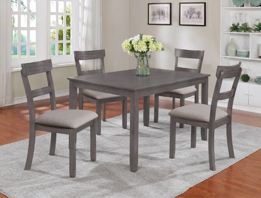 Crown Mark Henderson Grey Dining Set