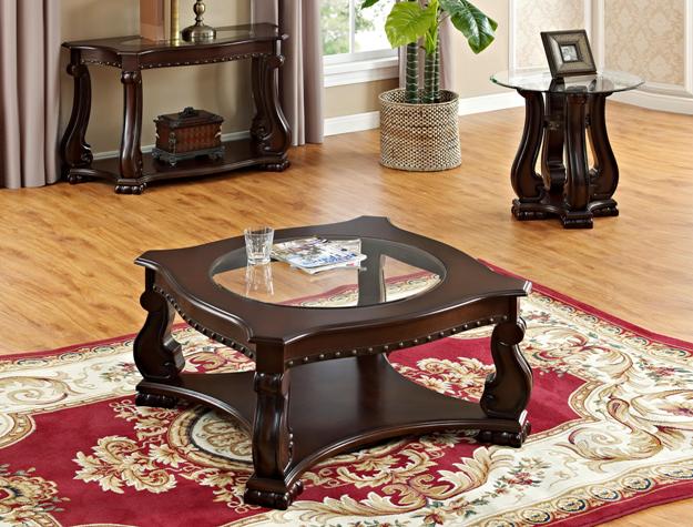 Madison Wood Coffee Table Set